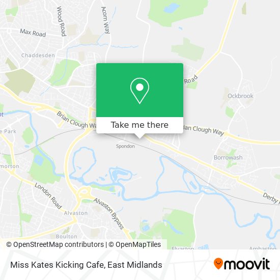 Miss Kates Kicking Cafe map