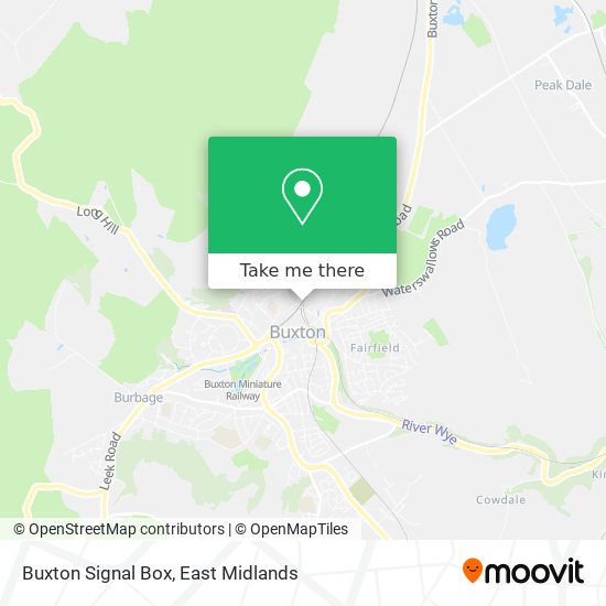 Buxton Signal Box map