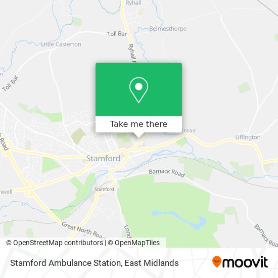 Stamford Ambulance Station map