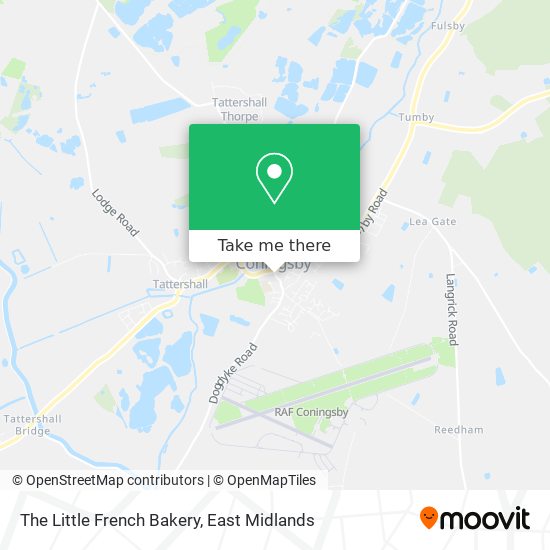 The Little French Bakery map