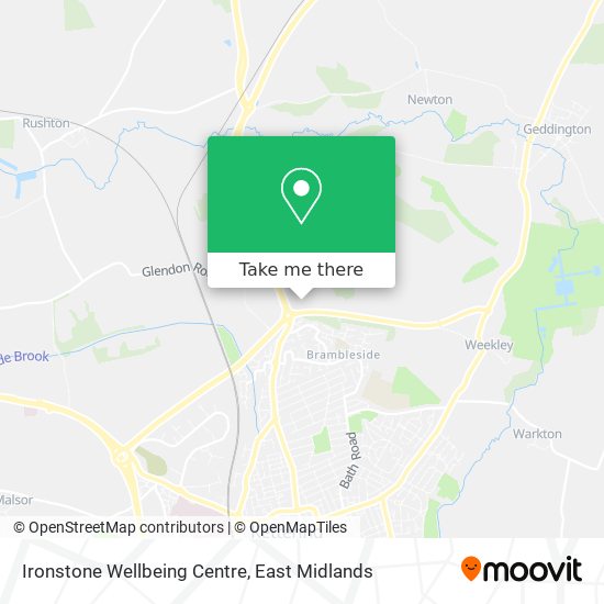 Ironstone Wellbeing Centre map