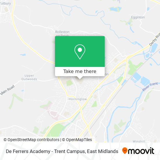 De Ferrers Academy - Trent Campus map