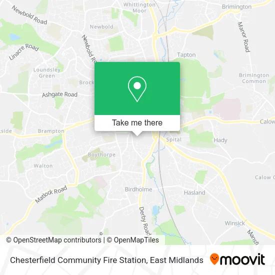 Chesterfield Community Fire Station map