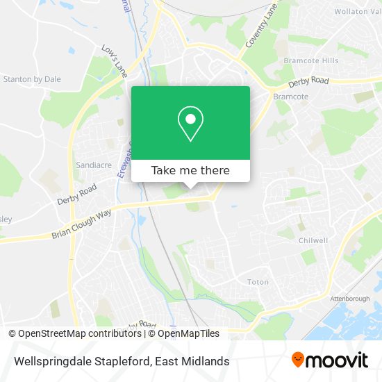 Wellspringdale Stapleford map