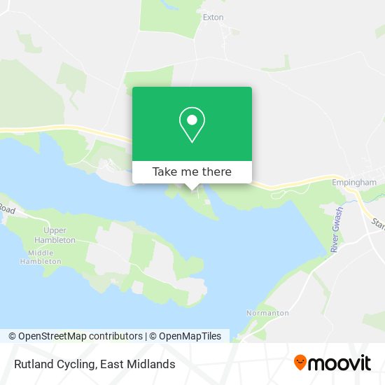 Rutland Cycling map