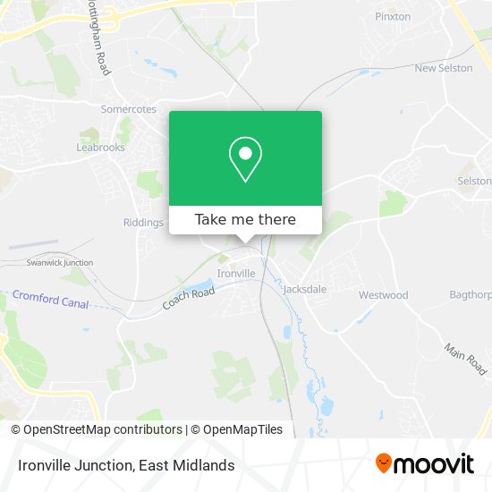 Ironville Junction map