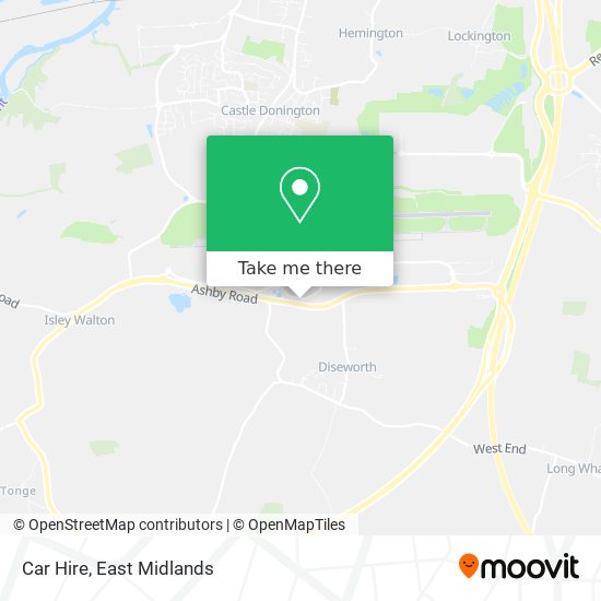 Car Hire map