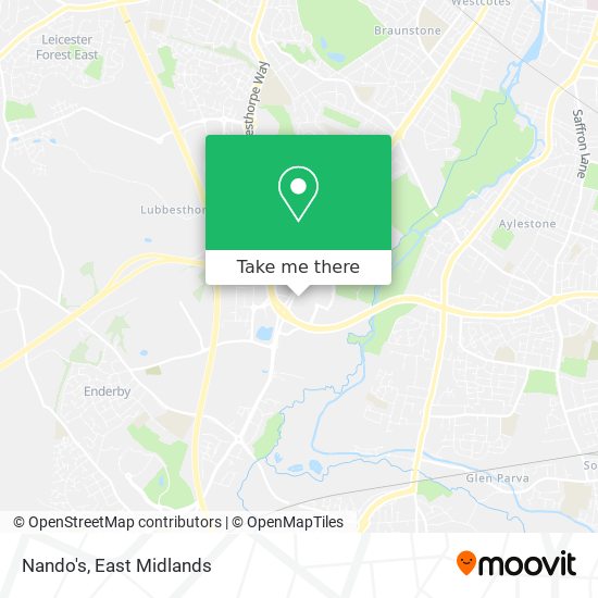 Nando's map