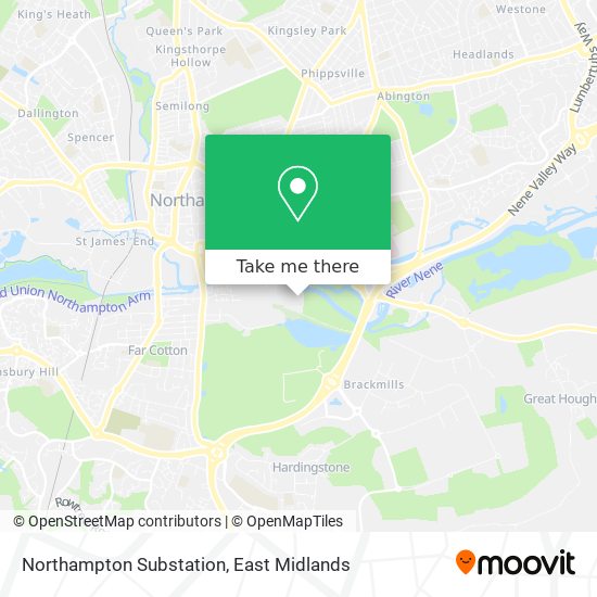 Northampton Substation map