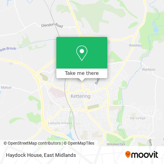 Haydock House map