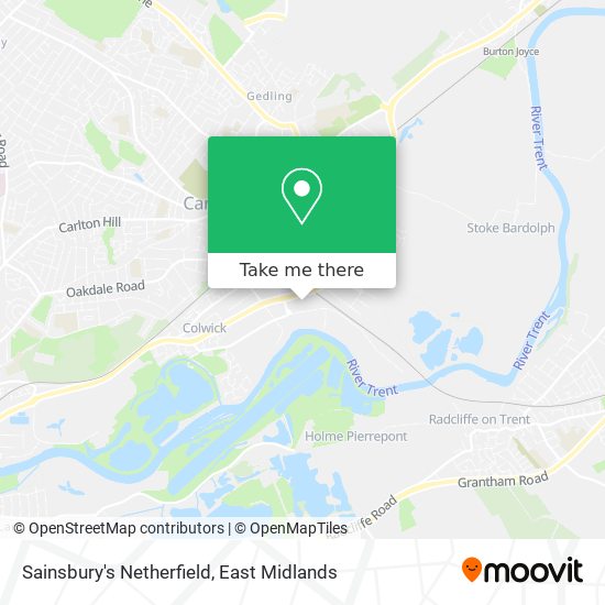 Sainsbury's Netherfield map
