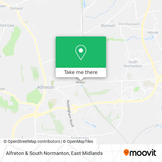 Alfreton & South Normanton map