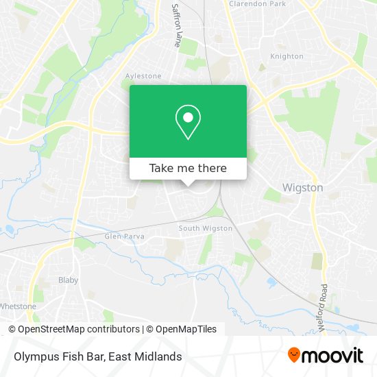Olympus Fish Bar map
