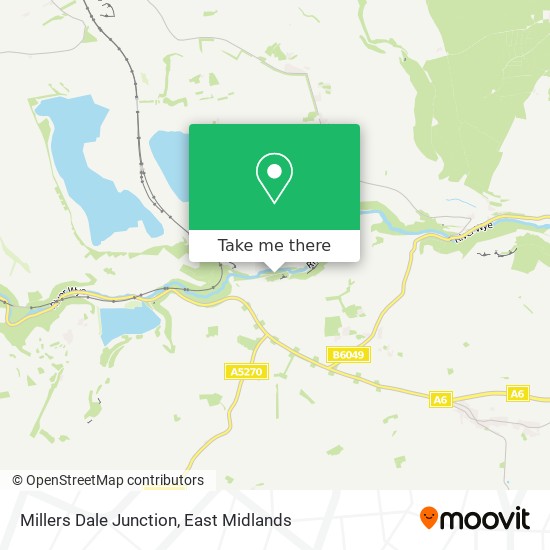 Millers Dale Junction map