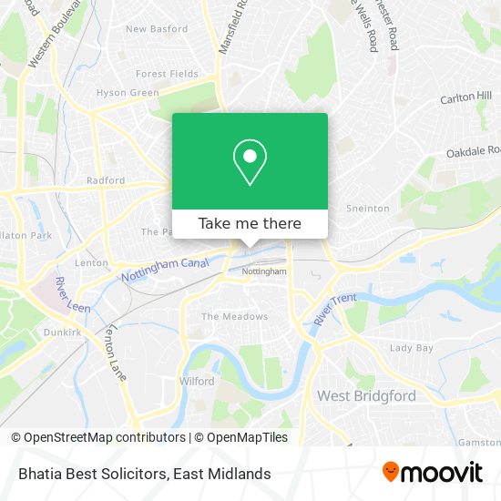 Bhatia Best Solicitors map