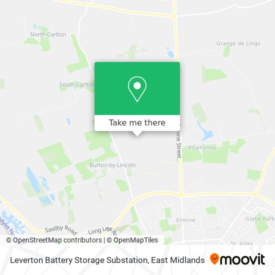 Leverton Battery Storage Substation map