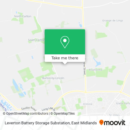 Leverton Battery Storage Substation map