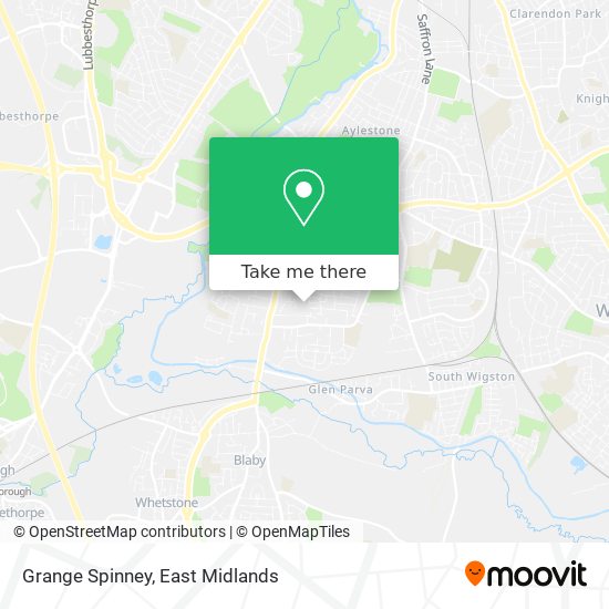 Grange Spinney map