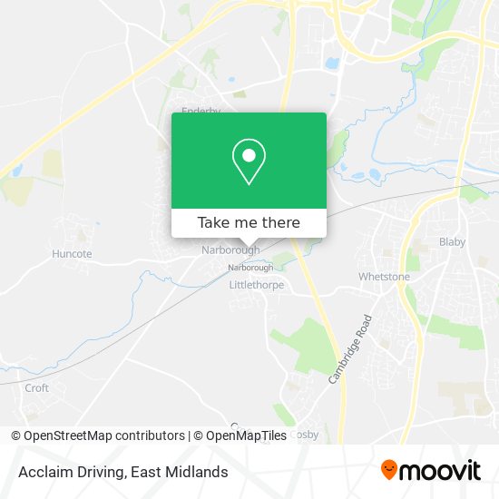 Acclaim Driving map