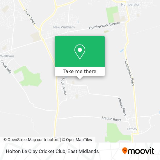 Holton Le Clay Cricket Club map