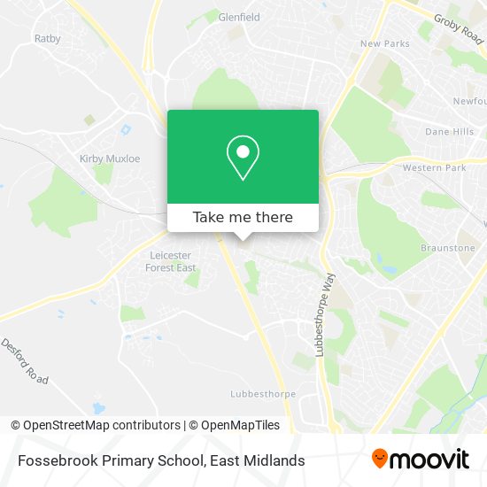Fossebrook Primary School map