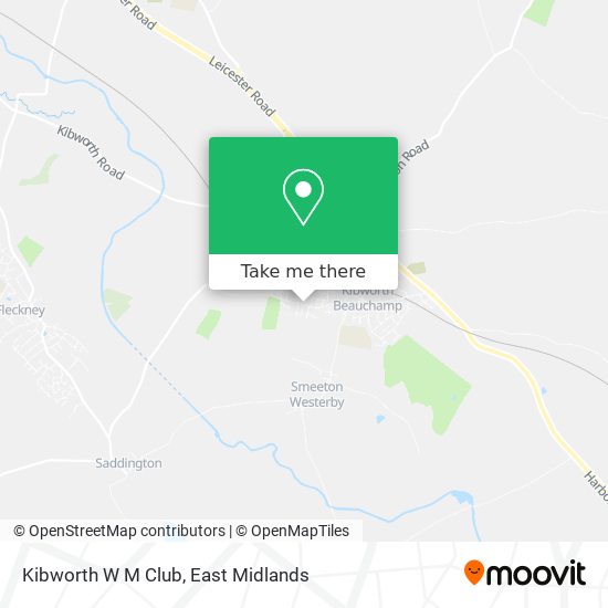 Kibworth W M Club map