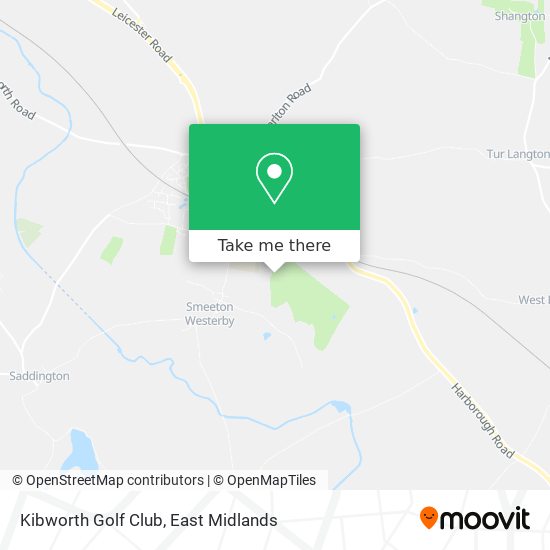 Kibworth Golf Club map