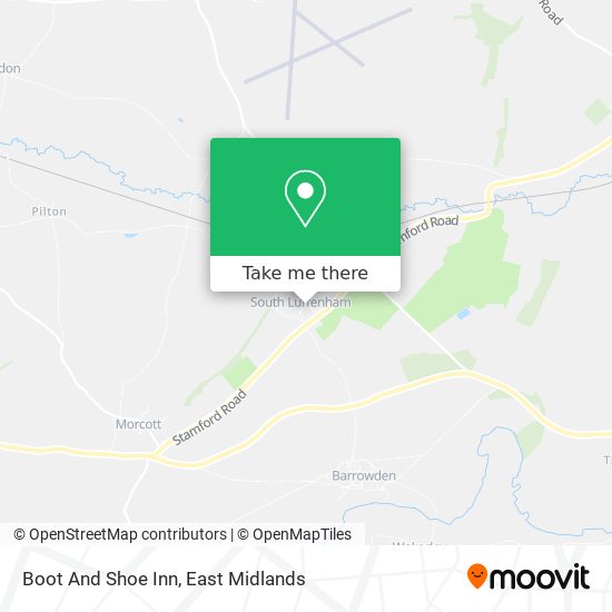 Boot And Shoe Inn map