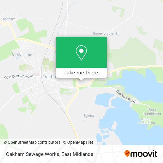 Oakham Sewage Works map