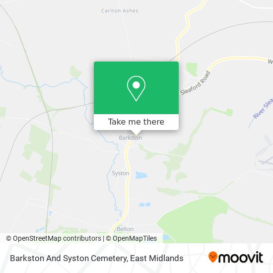 Barkston And Syston Cemetery map