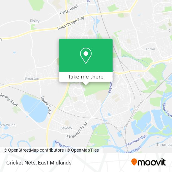 Cricket Nets map