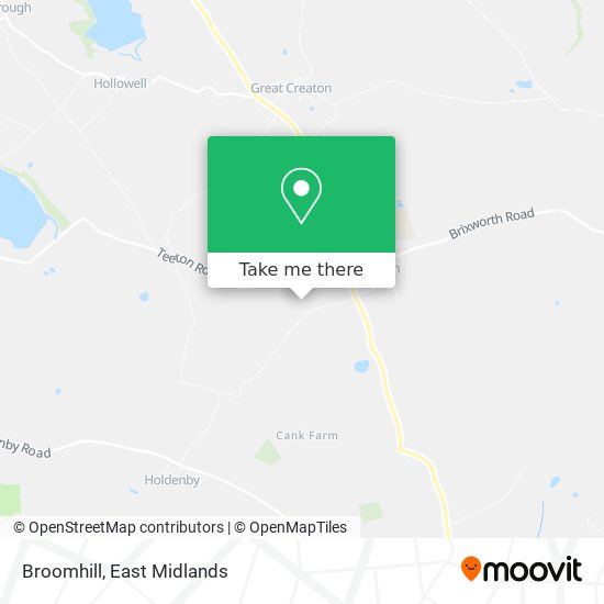 Broomhill map