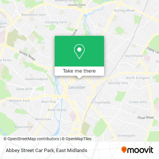 Abbey Street Car Park map