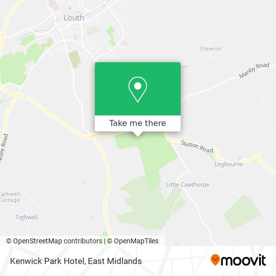 Kenwick Park Hotel map
