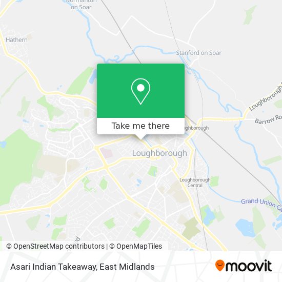 Asari Indian Takeaway map