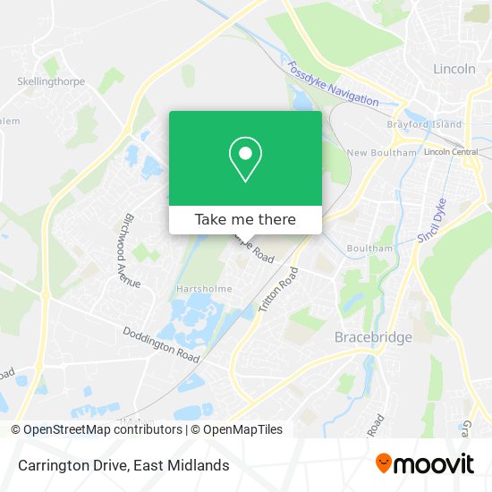 Carrington Drive map
