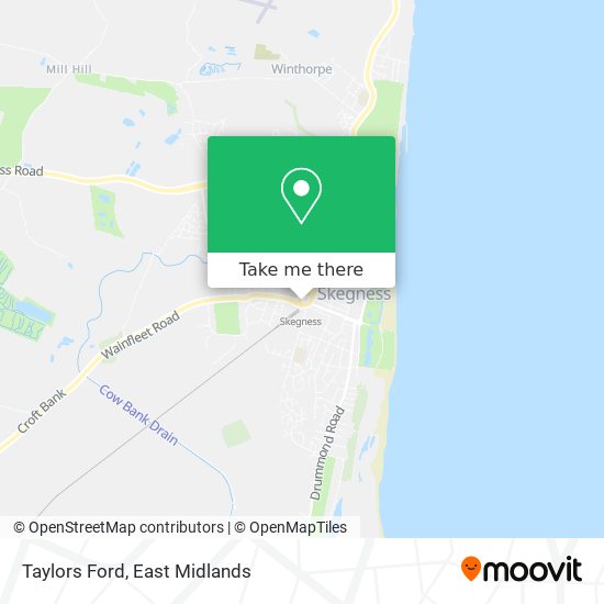 Taylors Ford map