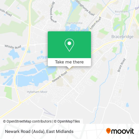 Newark Road (Asda) map