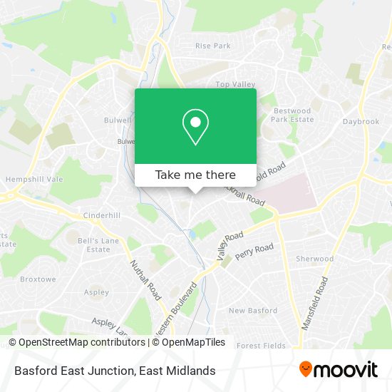 Basford East Junction map