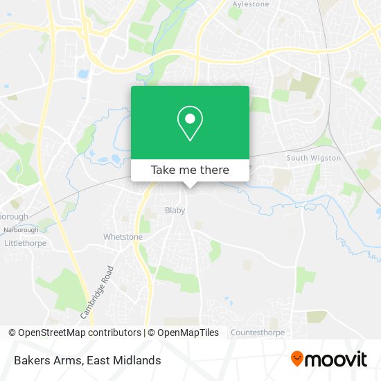 Bakers Arms map