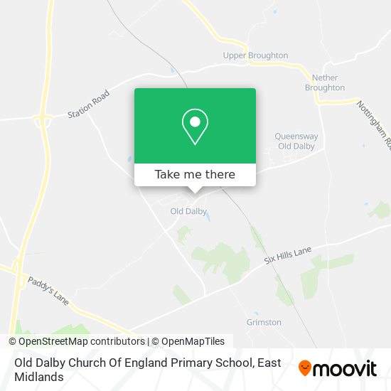 Old Dalby Church Of England Primary School map