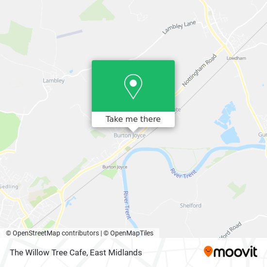 The Willow Tree Cafe map