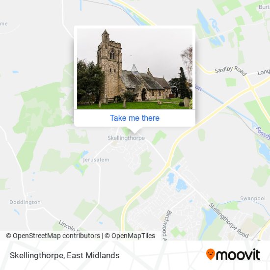 Skellingthorpe map