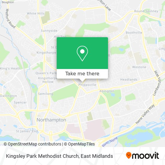 Kingsley Park Methodist Church map