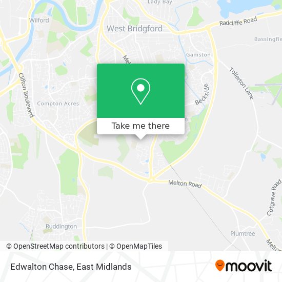 Edwalton Chase map