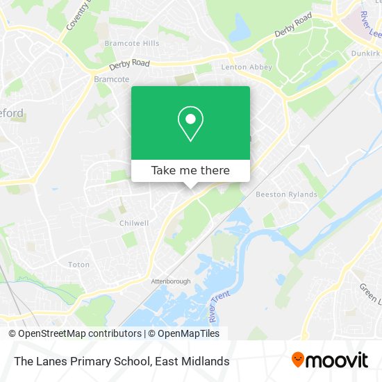 The Lanes Primary School map