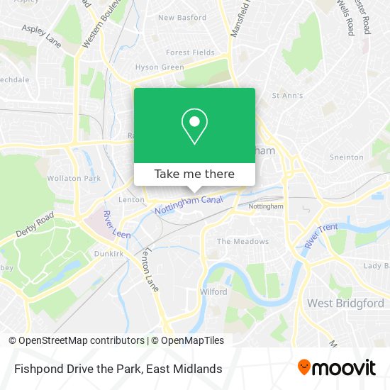 Fishpond Drive the Park map