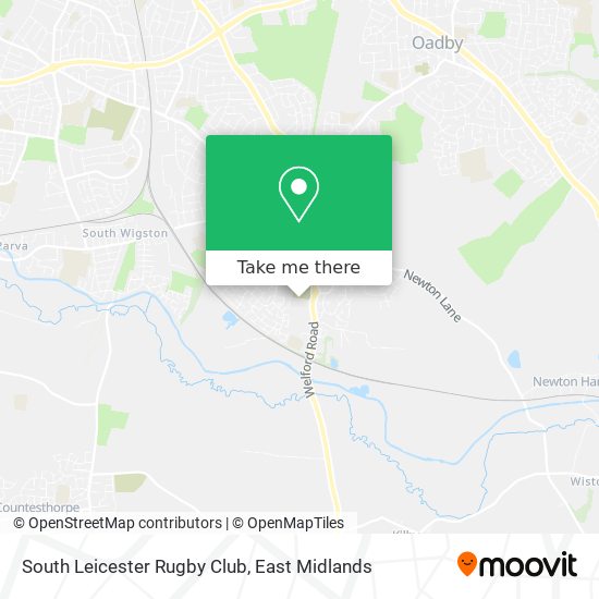 South Leicester Rugby Club map