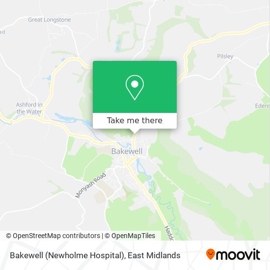 Bakewell (Newholme Hospital) map