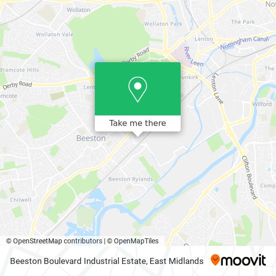 Beeston Boulevard Industrial Estate map